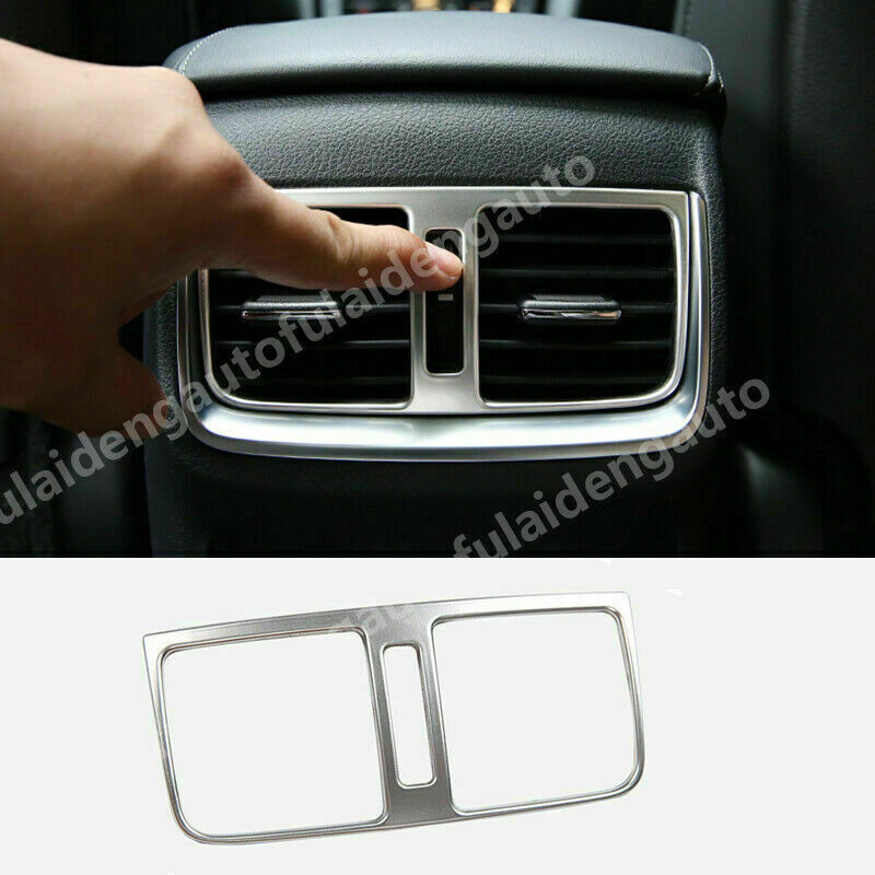 for Infiniti QX50 19-23 Silver Armrest Box Rear Air Outlet Vent Frame Cover Trim