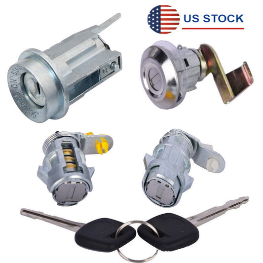 Ignition Door Lock Cylinder Keys Set for Toyota Hilux RN85 LN106 1988 - 1997