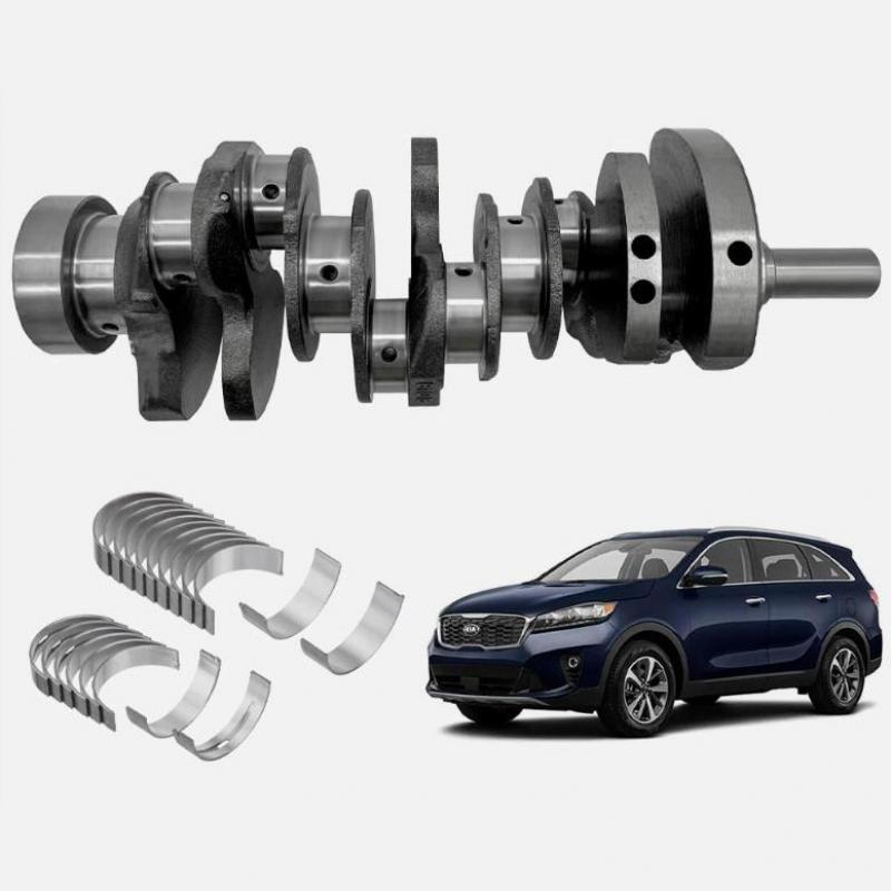 For 11-16 for Hyundai Santa Fe for Kia Sorento 3.3L Crankshaft with Main Rod Bearing Set