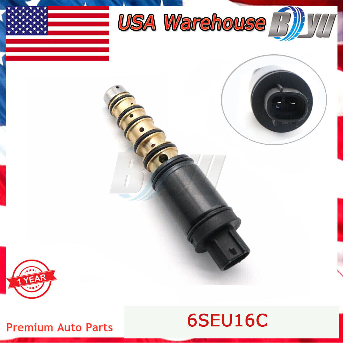 6SEU16C A/C Compressor Electronic ValveFor for Toyota for Camry RAV4 2.4L CV47 07-09 US