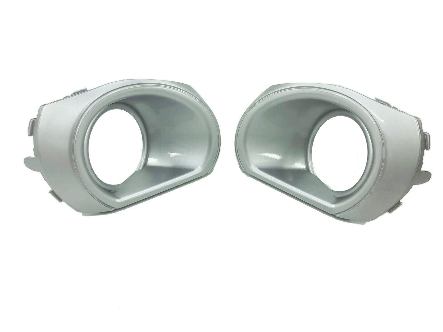2-piece front silver fog light cover for 2009-2012 for Subaru Inland
