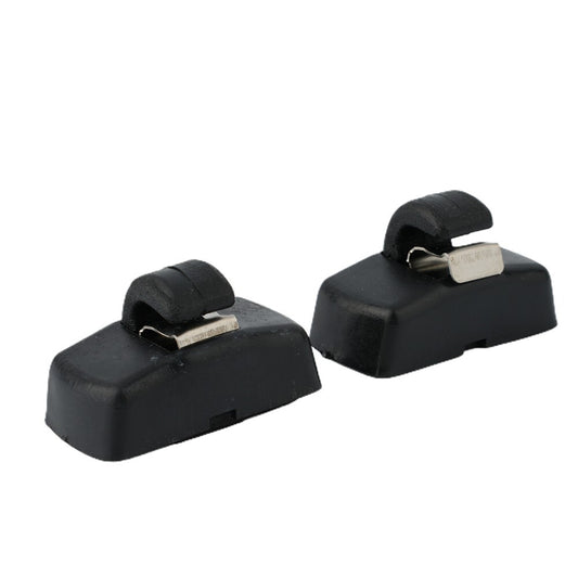 2-pack 3B0857561B Car Sunshade Clip Black Fixing Hook Replacement Parts