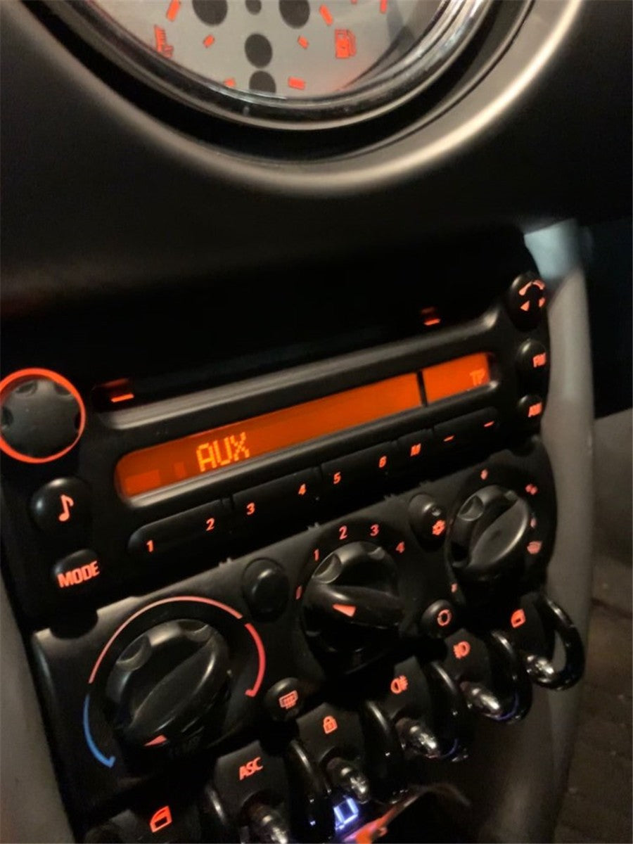 12Pin Car AUX Bluetooth 5.0 Adapter Module Cable + Mic for BMW Z4 X3 E83 E85 E86