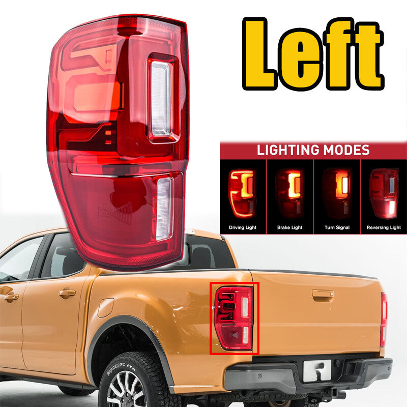 Left LED Tail Light Brake Lamp for Ford Ranger 2019-2023 W/Blind Spot