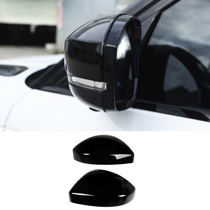 for LandRover Discovery 5 17-25 Gloss Black Rear View Side Mirror Cover Trim 2P