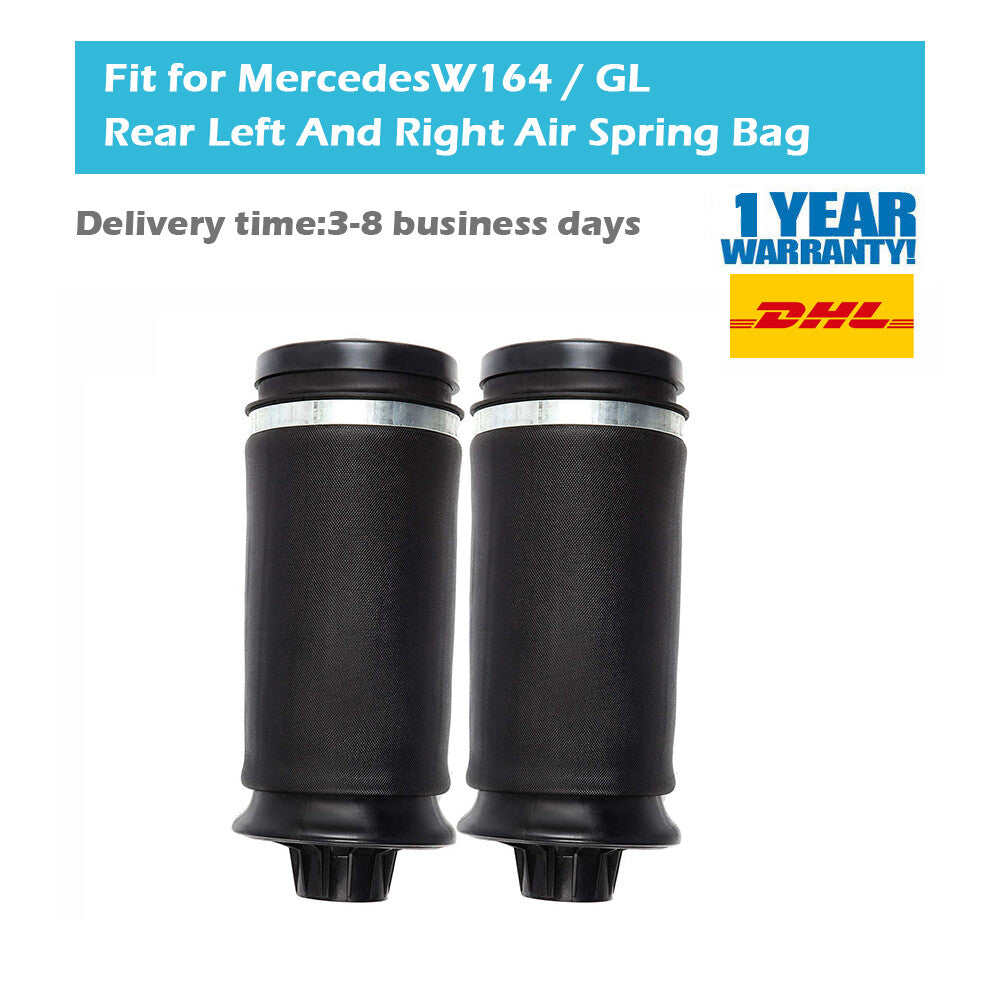 2Pcs Rear Air Suspension Spring Bag Fit for Mercedes W164 ML350 X164 GL350 450 550
