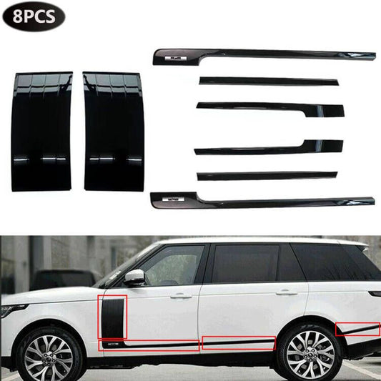 Door Side Fender Body Vents Trim Strip Kits Fit For LWB Long for Range Rover 2013-22