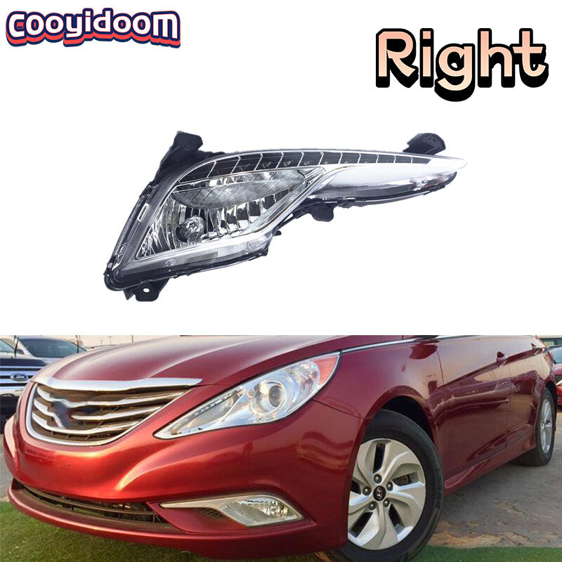 Right Front Bumper 4 wire LED Fog Light for Hyundai Sonata MK8 2013-2015