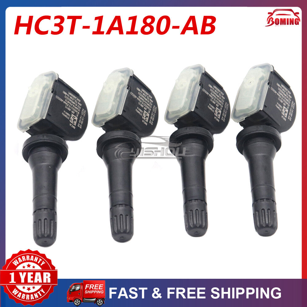 4x New TPMS HC3T-1A180-AB for FORD F-250 SUPER DUTY FUSION TIRE PRESSURE SENSOR