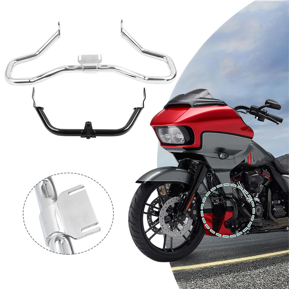 Engine Guard Crash Bar Fairing Support Bracket for Harley Road Glide FLTRX 15-23