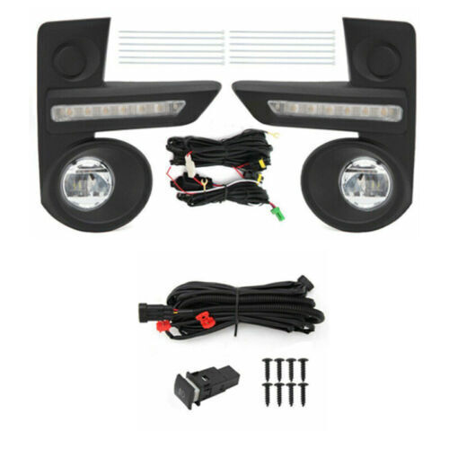 for Toyota RAIZE ROOMY 2019-2022 1Set LED DRL Fog Lamp Daytime Running Light