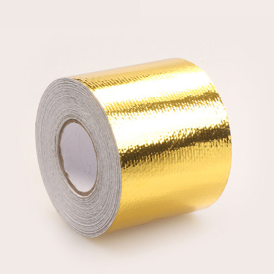 32ft Reflective Adhesive High Temperature Heat Shield Wrap Tape Roll Intake Pipe
