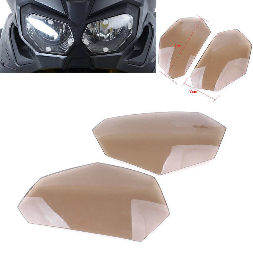 Scheinwerfer-Objektivabdeckungen Schutzfolie f¨¹r for Honda CRF1000L 2016 2017 Smoke