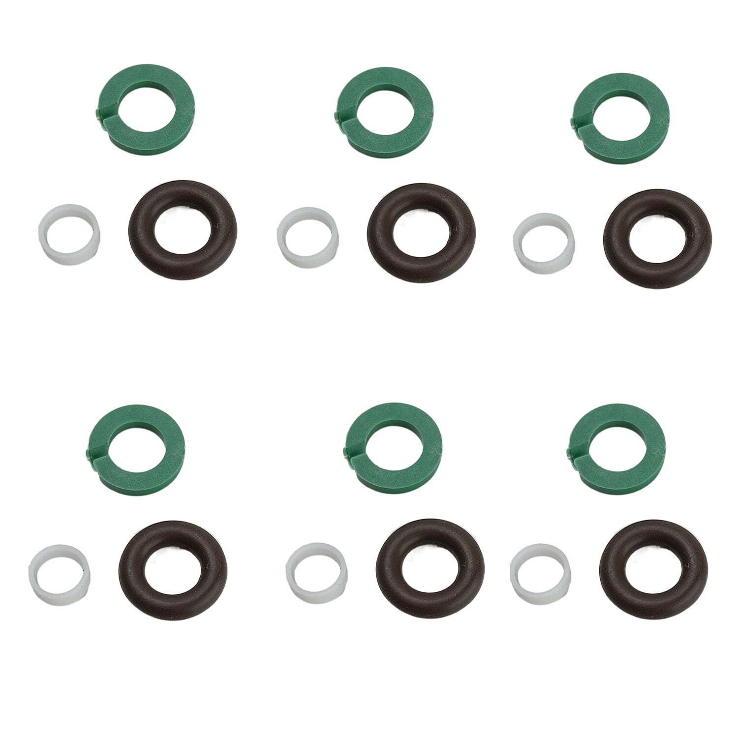 6x Fuel Injector O-Ring Seal Repair Kit Fit for VW Touareg for AUDI A6 Q5 06E998907E
