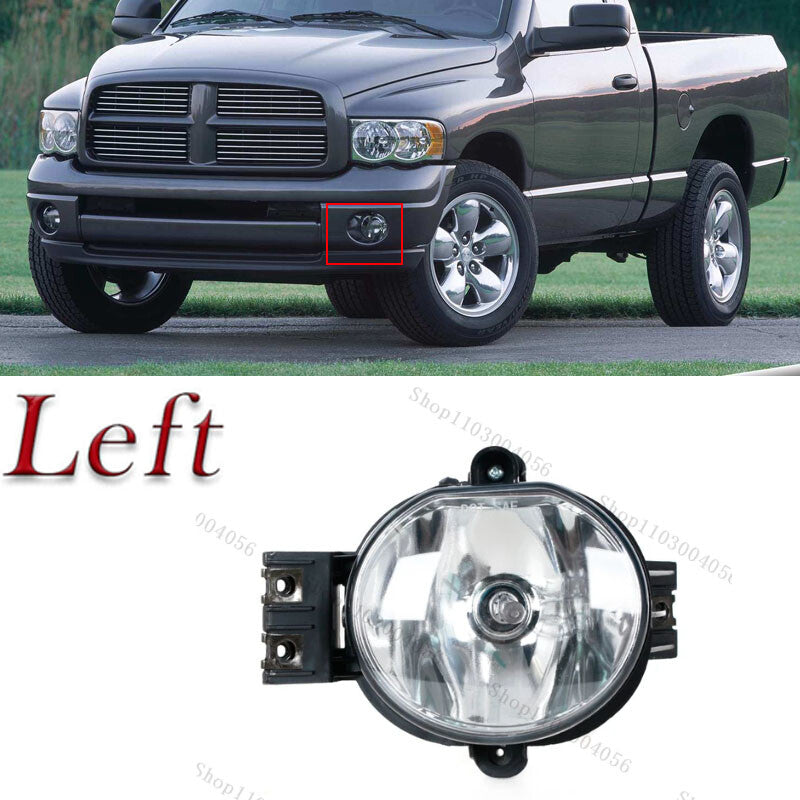 Left Fog Light for Dodge for Ram 1500 2500 3500 2002 - 2008 Durango 2004 - 2006 Fog Light