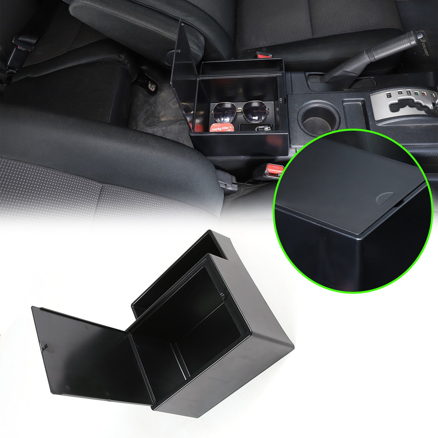 Red alloy center console Knob cap decorative cover for Hummer H3 2005-2009