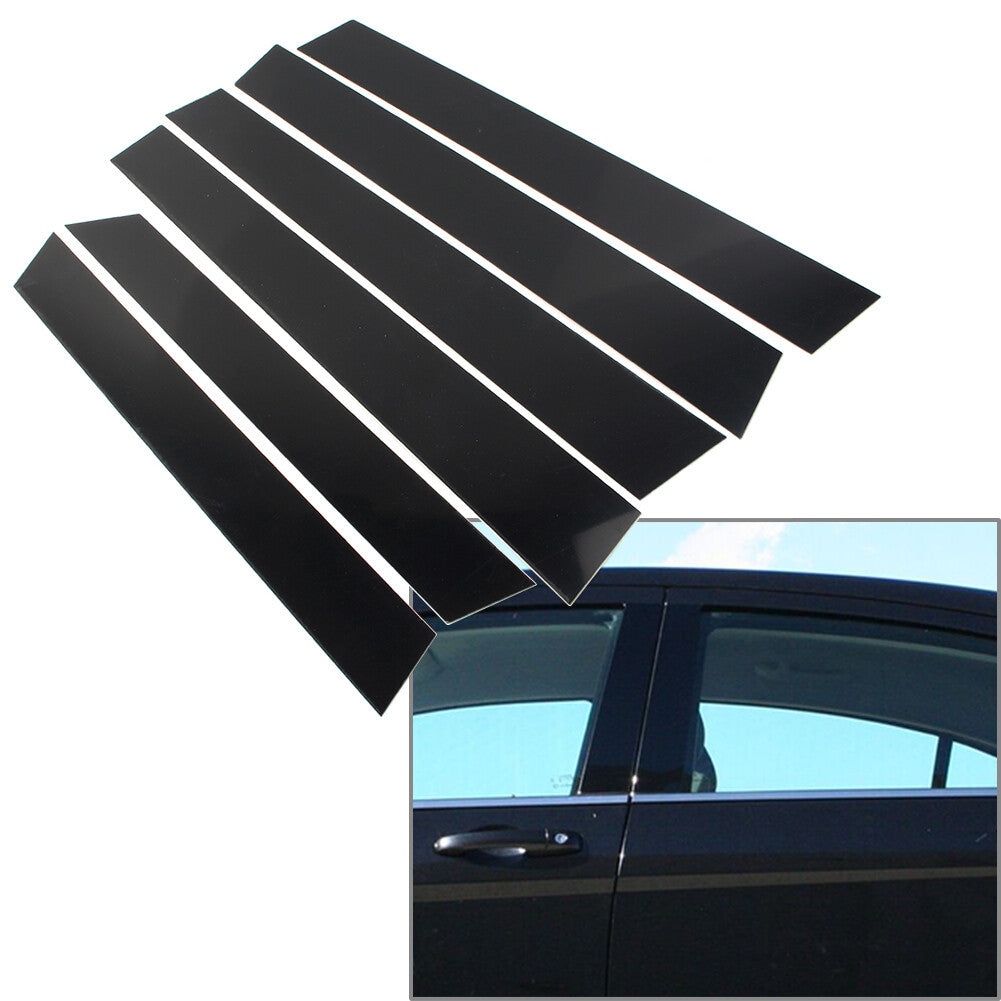 Door Trim Cover Kit Black Pillar Posts For 2007-2011 2008 2009 2010 for Honda CRV