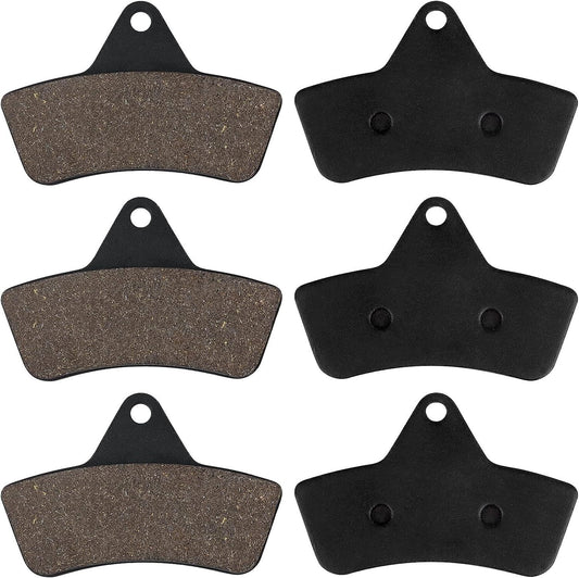 Front Rear Brake Pads for Arctic Cat 400 500 250 300 2X4 4X4 2001 2002 2003 2004