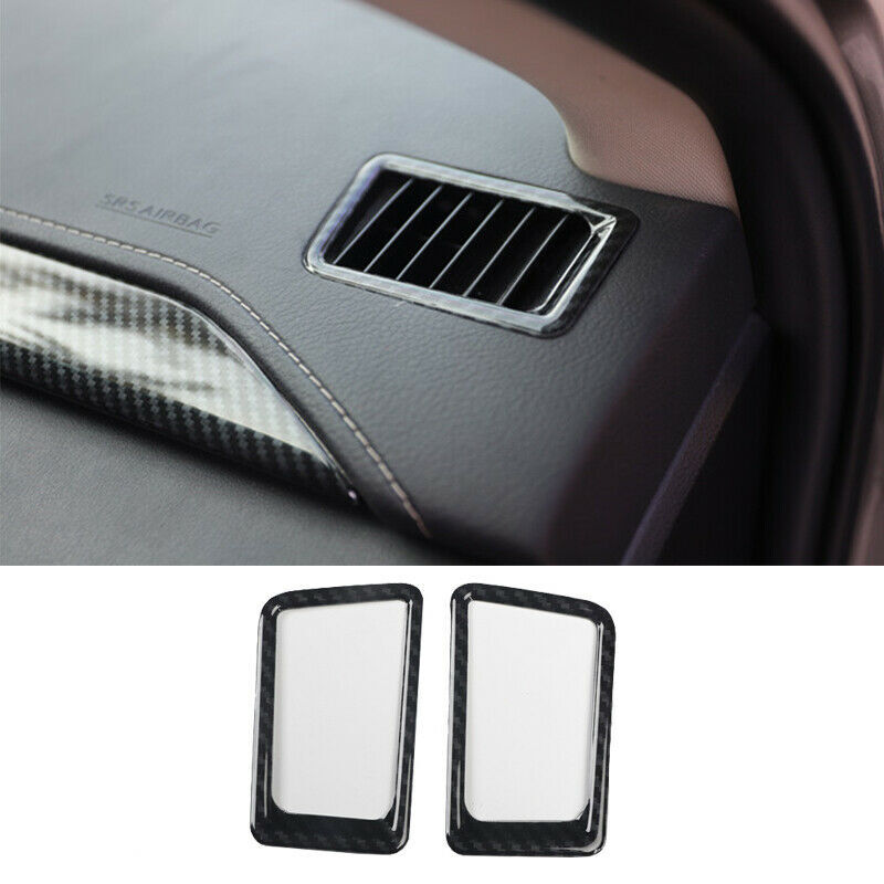 for Lexus NX200T 300H 2015-2021 Carbon Fiber Dashboard LR Air Outlet Vent Trim
