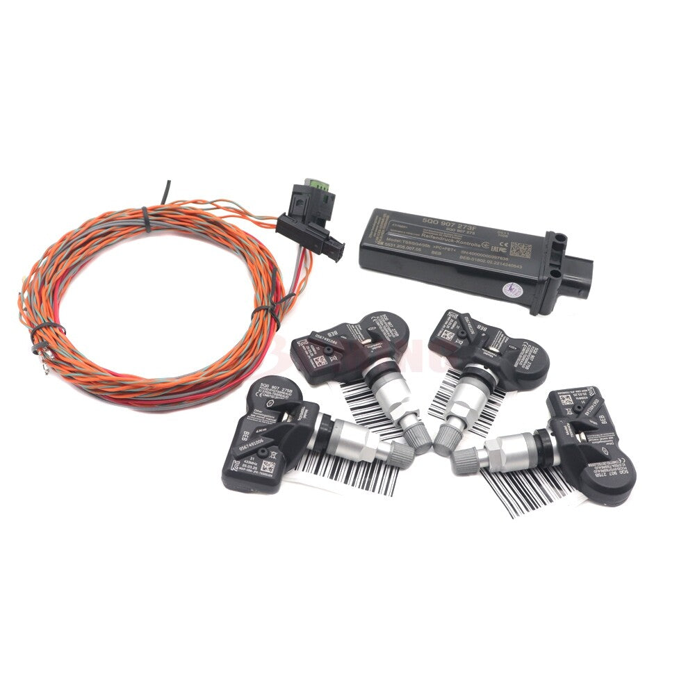 NEW Set 5Q0907273B 5Q0907275B TPMS Tyre Pressure Use for Audi A3 for Golf 7 for Tiguan