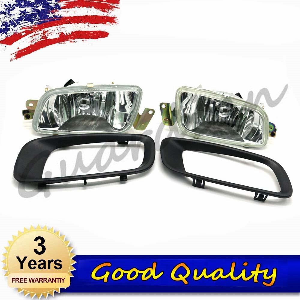 Front fog light + cover suitable for Mitsubishi Pajero/MONTERO MK3 2000 - 2003 01 02