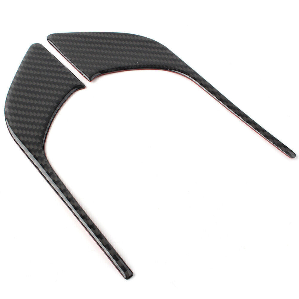 Fit 2013-18 17 for Subaru Forester Carbon Fiber Inner Front Door Handles Cover Trim