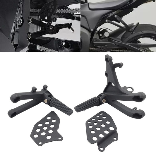 Front Driver Footrest Foot Pegs Bracket Set for Honda CBR600RR CBR 600RR 07-24