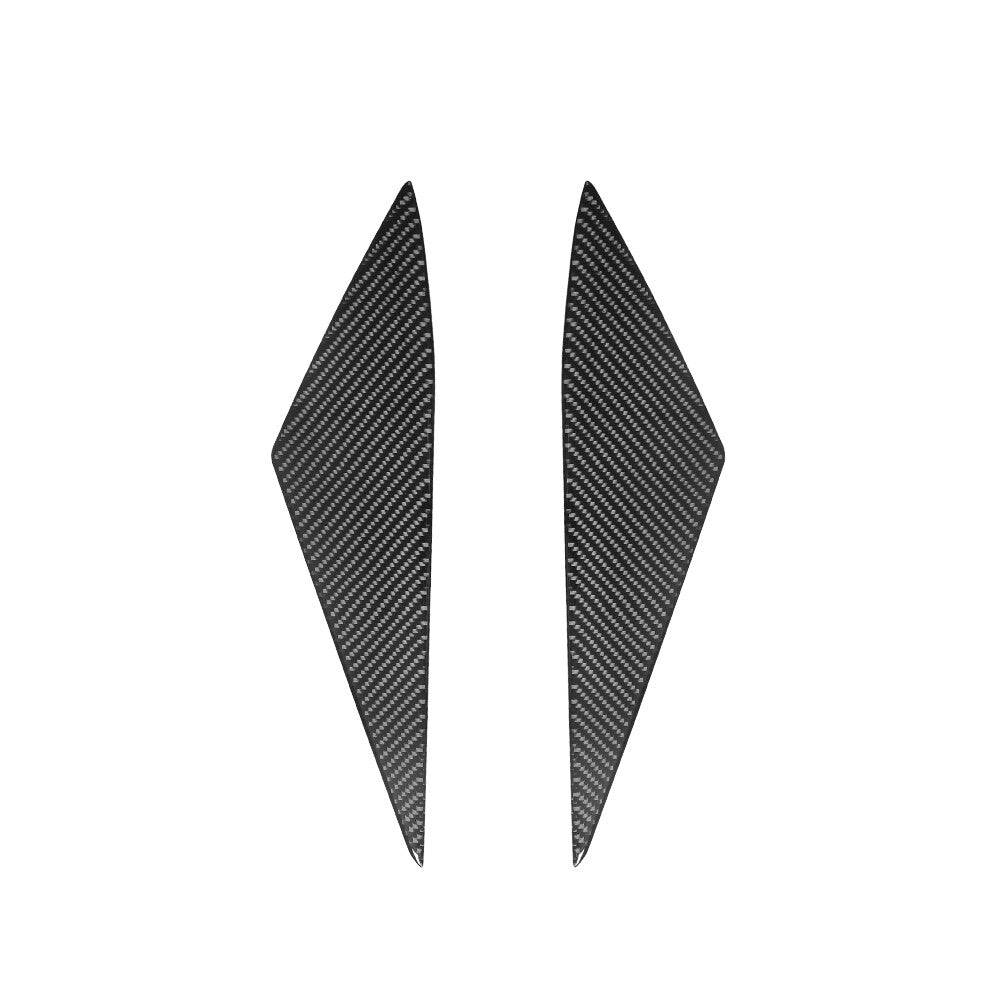 2Pcs Carbon Fiber Door Panel Cover Trim for Ford for Mustang Convertible 2001-2004