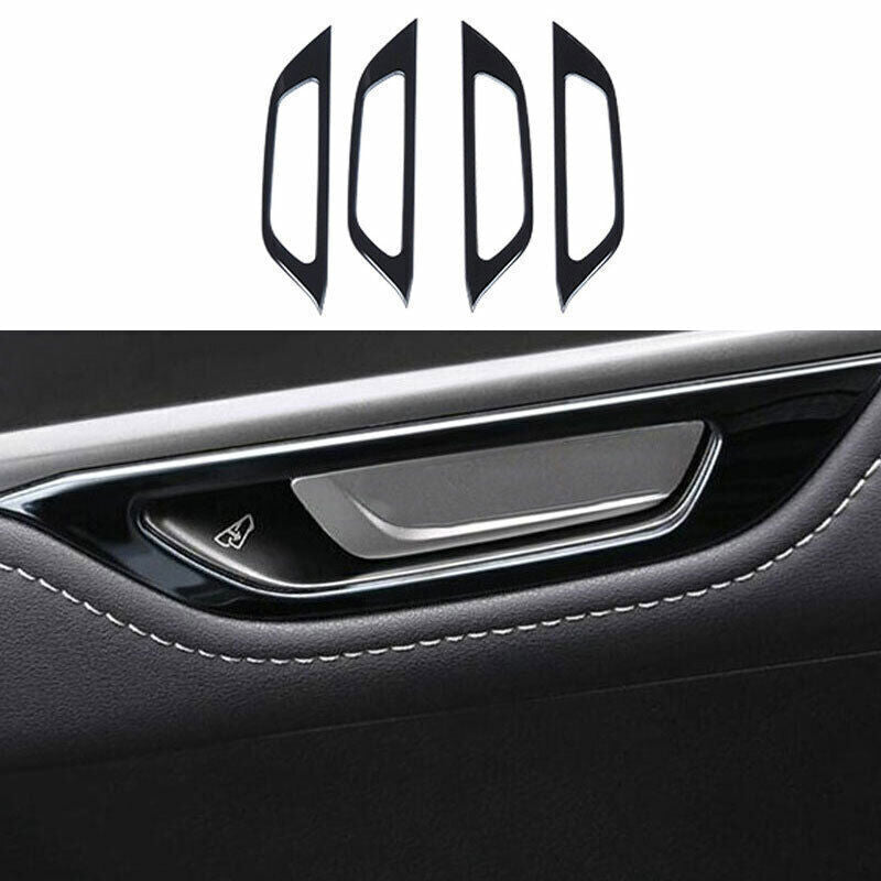 Black Titanium Inner Side Door Handle Frame Trim for Lexus NX250 350 2022-2023