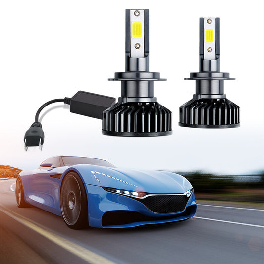 1Pair H7 LED 6000K White High/Low Beam Headlight Conversion Kit Light Bulbs