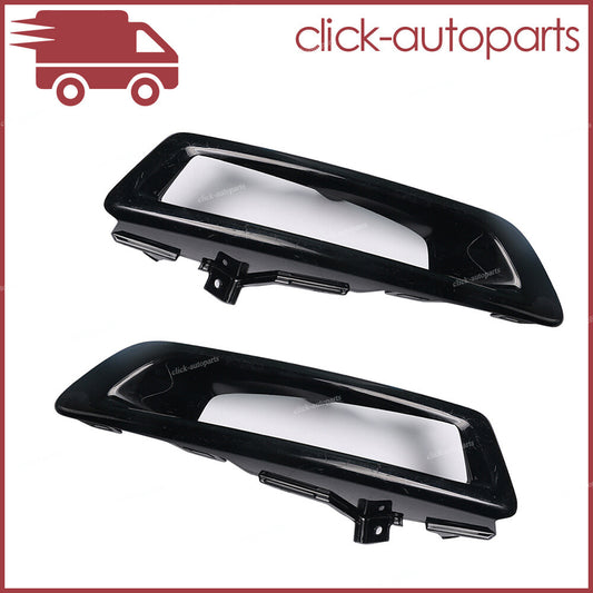 2pcs Front RHLH Bumper Fog Lamp Bezel For 2015-18 for Land Rover Discovery Sport