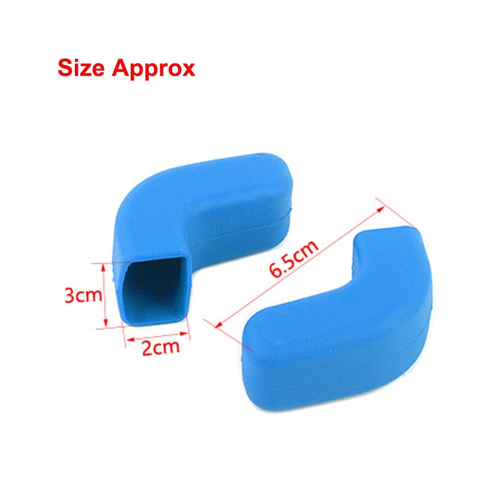 Blue TPE Front Bumper Trailer Hook Protection Cover for Jeep for Wrangler JK JL JT