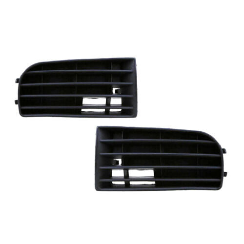 A pair of front bumper lower fog light grille covers for Volkswagen for Golf Rabbit 2004-2009 models.