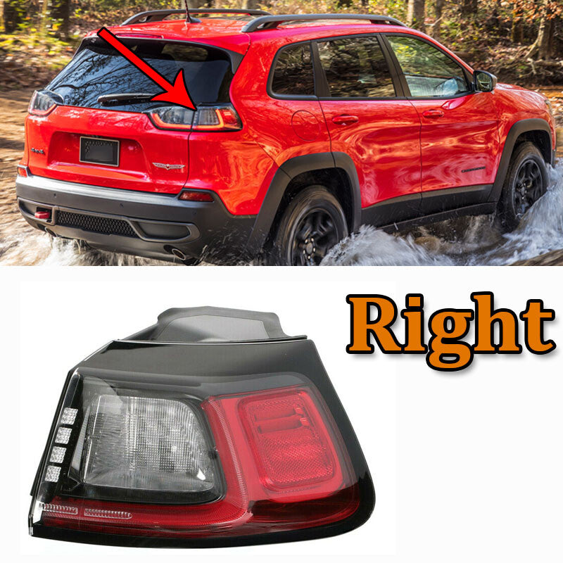 LED Tail Light Right Rear Brake Lamp Fog Lamp for Jeep Cherokee 2019-2021