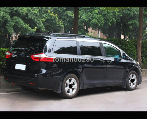 for Toyota for Sienna 2011-20 Chrome Window Visor Vent Shade Sun Rain Guard Cover 8x