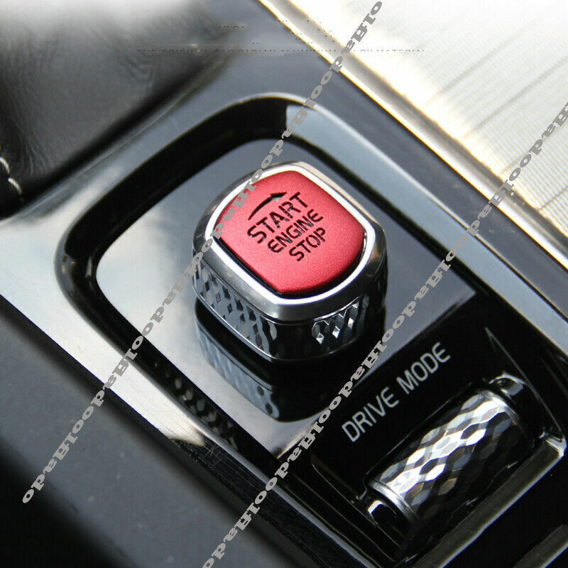2019-2022 for Volvo S60 Red Aluminum Electronic Handbrake Button Panel Trim 3X