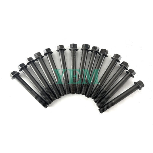 1 Set Engine Head Bolt 14pcs For Yanmar 3TNV82 Engine 3TNV82 Cylinder Head Bolt