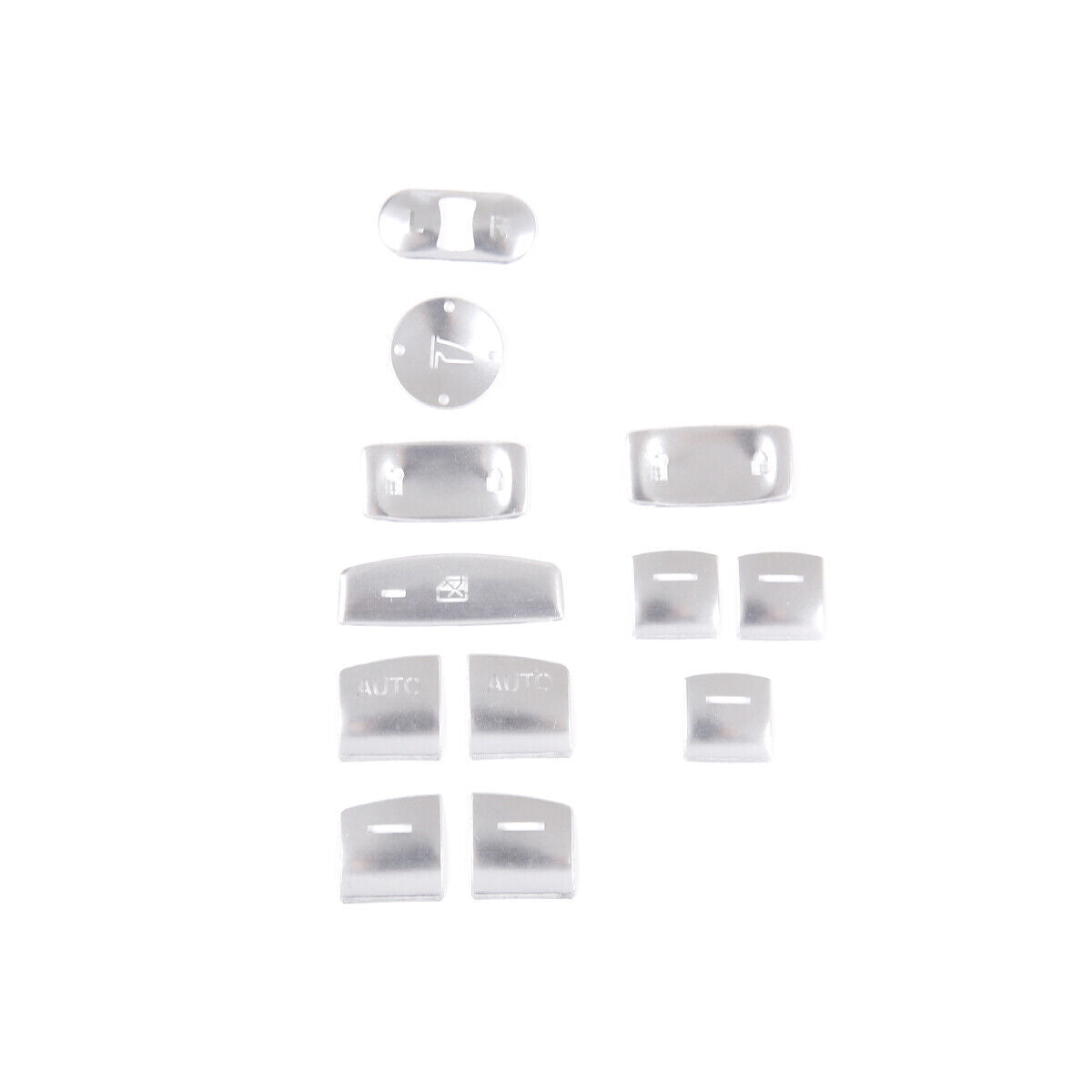 Accessories Car Window Lift Button Switch Trim for Honda for Civic Sedan 22up Silver