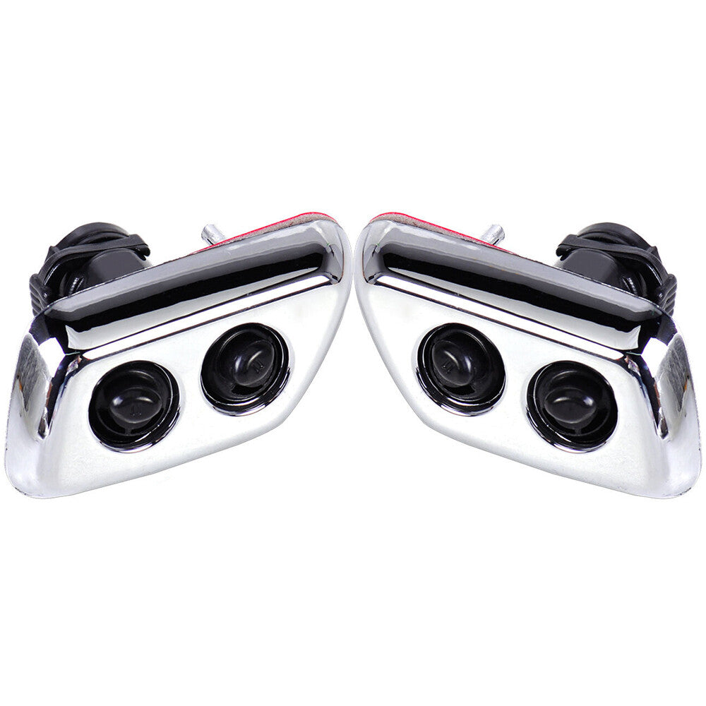 Pair Fit for Chrysler 300C Head Light Washer Wiper Spray Nozzle Jet DA805833AA