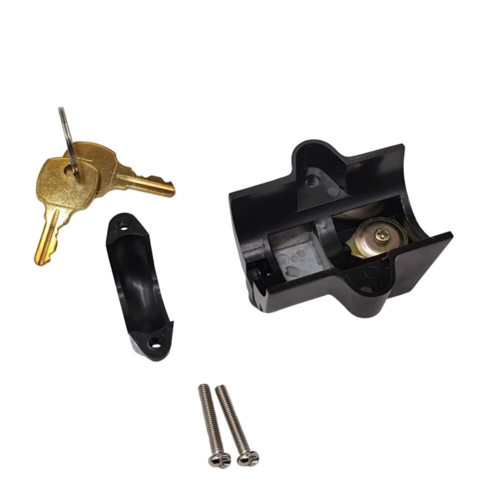 Motorcycle 7/8 Helmet Lock Anti-theft w/Keys for Harley Touring for Honda Universal