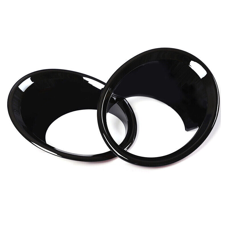 for BMW X1 F48 2016 2017-2019 2pcs black Car Front Fog Light Lamp Cover Trim