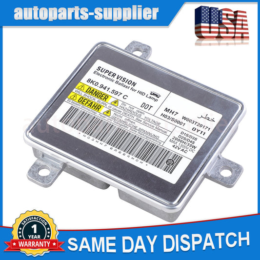 8K0941597 is a for Volkswagen xenon ballast HID control unit module suitable for Audi A3, A4, A5, A6, Q3, and Q5.
