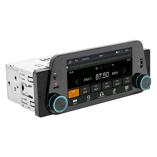 1 Din Radio Bluetooth Car Stereo MP5 Player For Apple CarPlay Android Auto USB