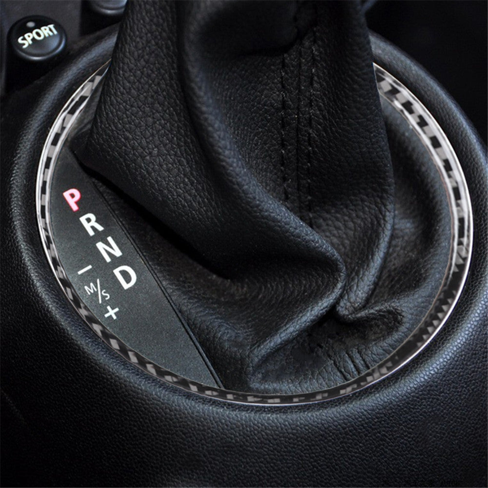 Carbon Fiber Outer Ring of Shifter Fairing for MINI Cooper 2007-2011