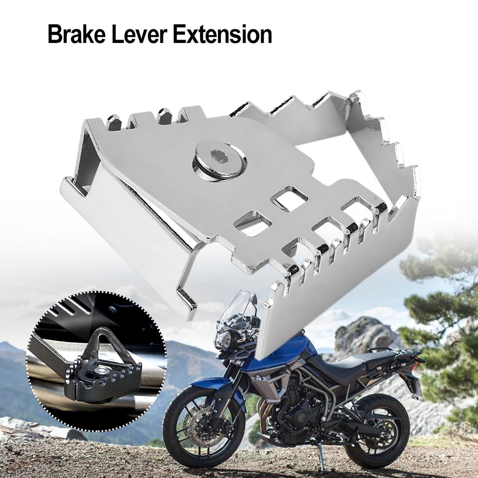 Rear Foot Brake Lever Pedal Enlarge Extension Increase Contact Area for F650GS