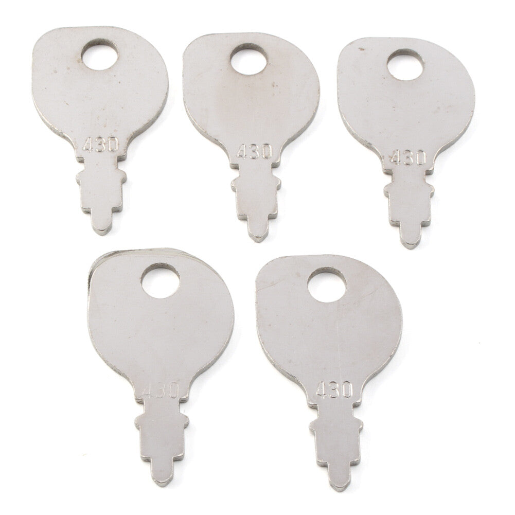 5¢ª 430-009 Ignition Starter Key Set of Keys  Key Ring Metal