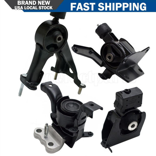 Engine Motor Trans Mount Set Fit For 2009-2018 for Toyota for Corolla 1.8L A62023 A62015