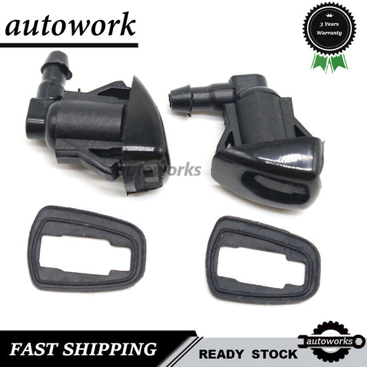 2X for Toyota for Sienna 85381AE020 Windshield Wiper Jet Washer Nozzle Water Spray