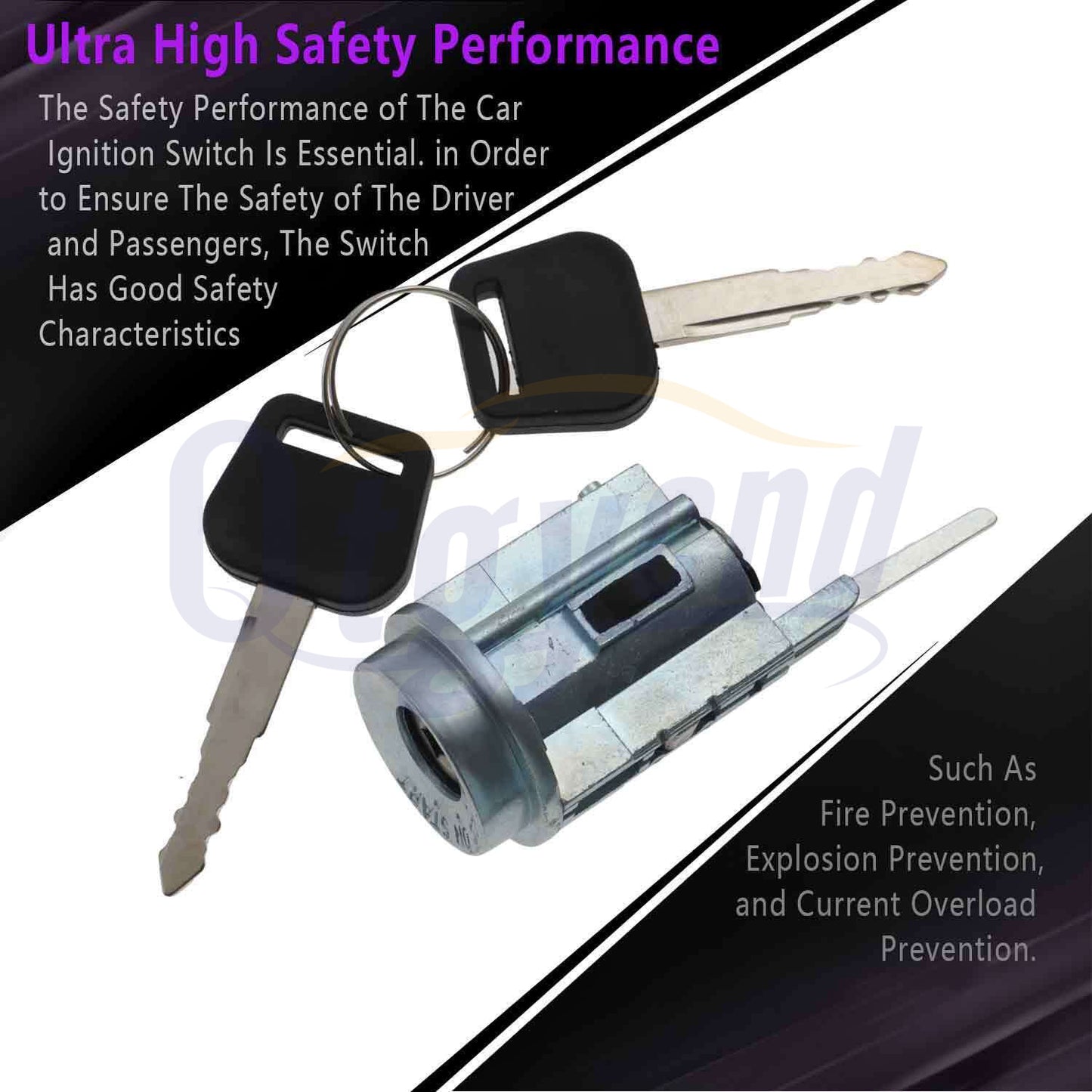Ignition lock control switch with 2-button kit suitable for Toyota 4Runner pickup trucks