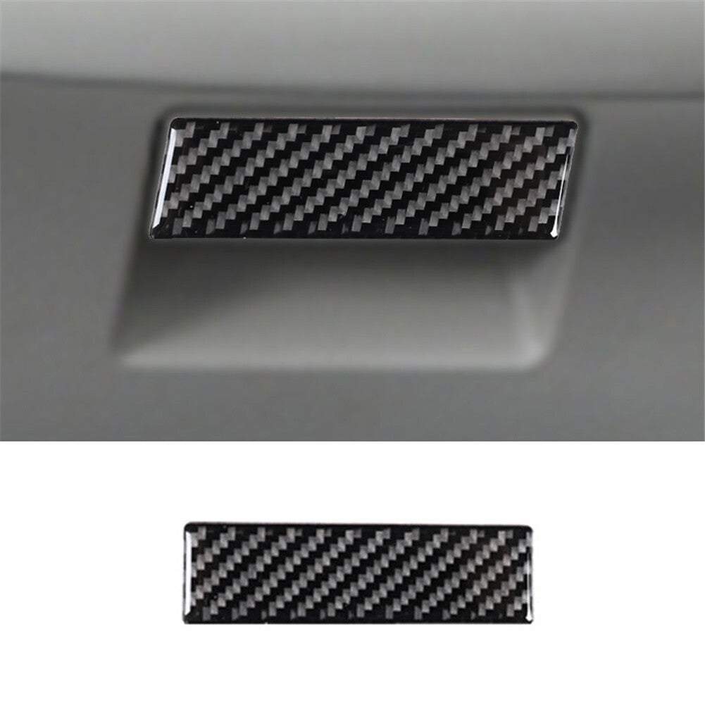 Carbon Fiber for Co -pilot Storage Box Handle Frame Cover for Jeep Liberty 2008-2012